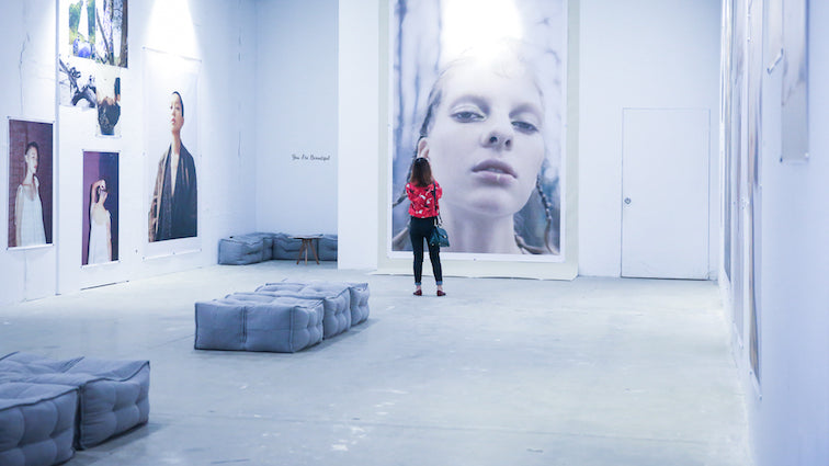 shanghai design week. "you are beautiful" exhibition creative space.