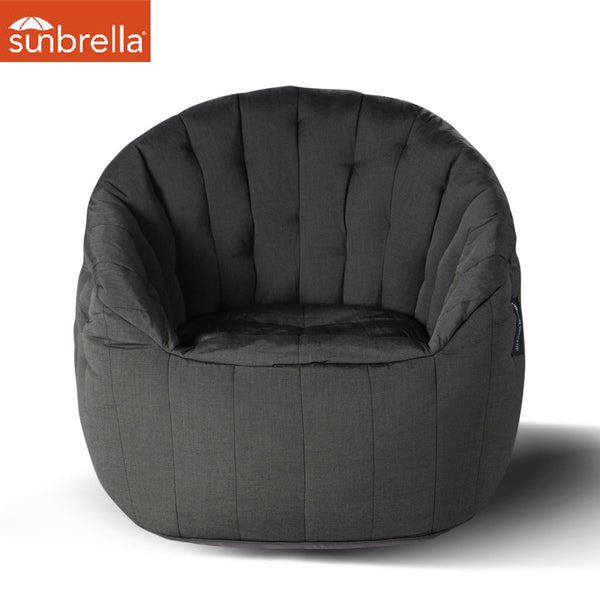 Butterfly Sofa - Black Rock (Sunbrella)