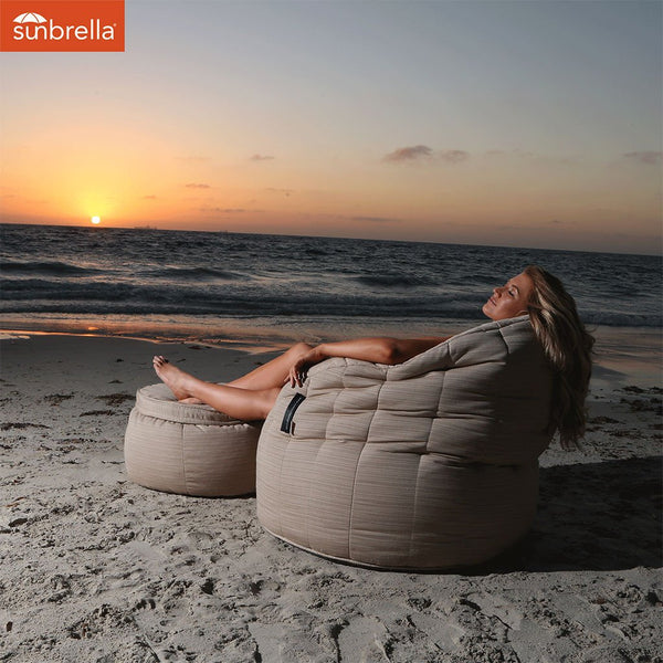 Butterfly Sofa - Mudhoney Dune (Sunbrella)