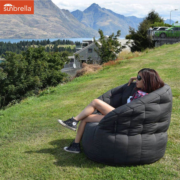 Butterfly Sofa - Black Rock (Sunbrella)