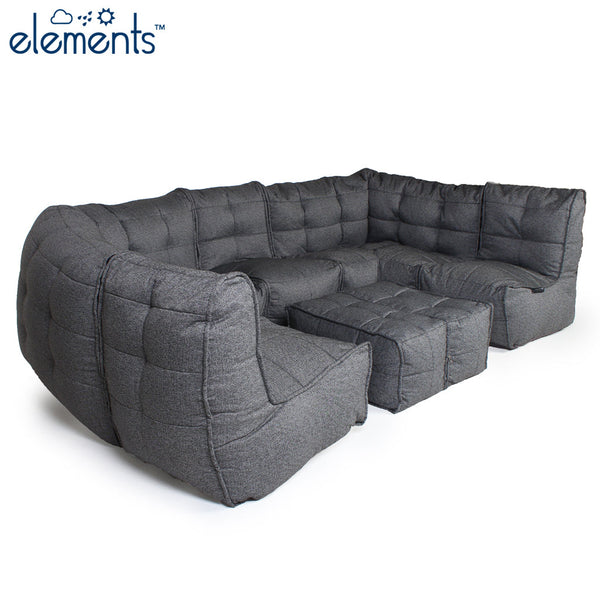 Mod 6 Lounge Max - Titanium Weave (Indoor/Outdoor)