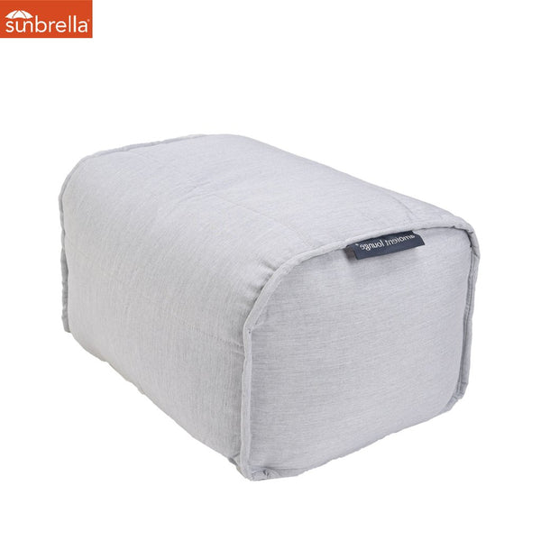 Ottoman Deluxe -  Maldives Grey (Sunbrella®)