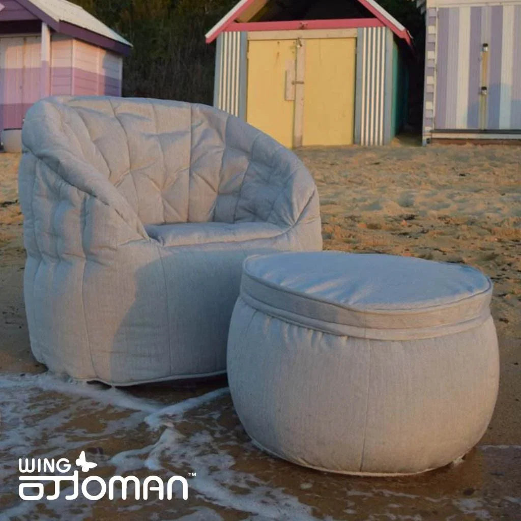 Wing Ottoman (Outdoor)