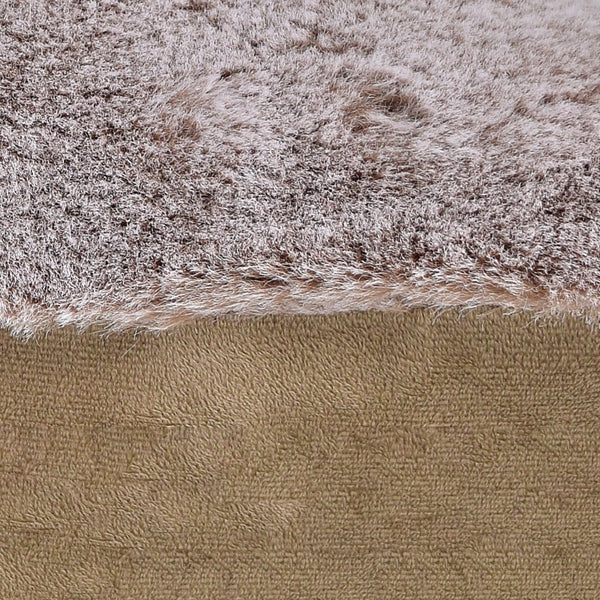 Deluxe Faux Fur Cushion - Cappuccino (Set of 2)