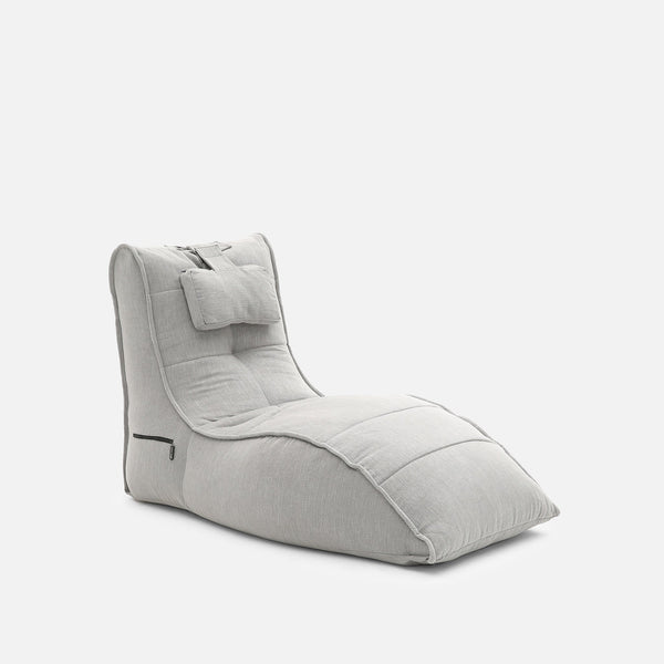 Avatar Sofa with Headrest-  Maldives Grey (Sunbrella)
