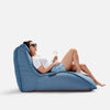 Avatar Sofa with Headrest - Atlantic Denim