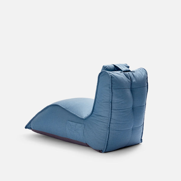 Avatar Sofa with Headrest - Atlantic Denim