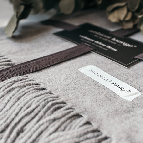 Merino Wool & Cashmere Luxury Throws