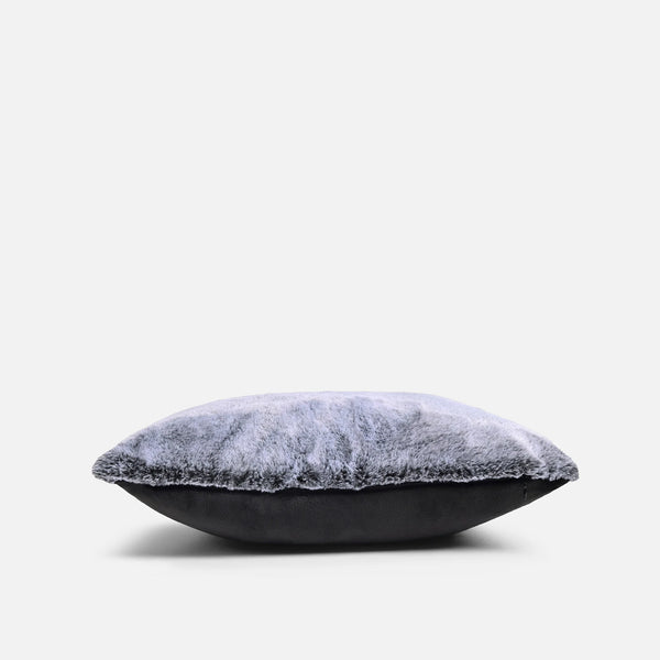 Deluxe Faux Fur Cushion - Sensory Grey