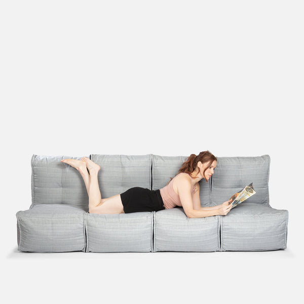 Mod 4 Vierer-Sofa - Für den Außenbereich/Innenbereich