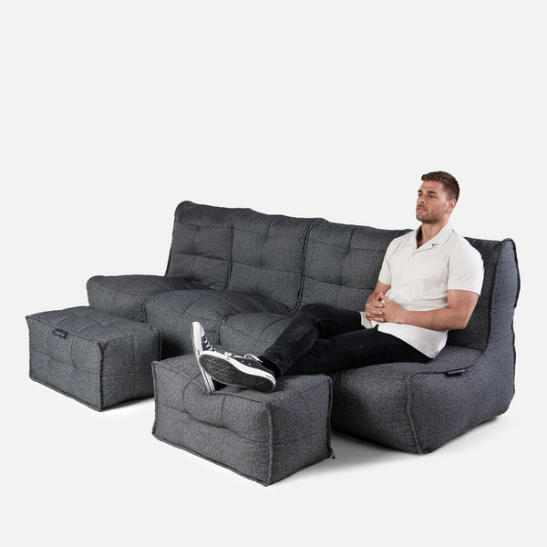 Mod 4 Vierer-Sofa - Für den Außenbereich/Innenbereich