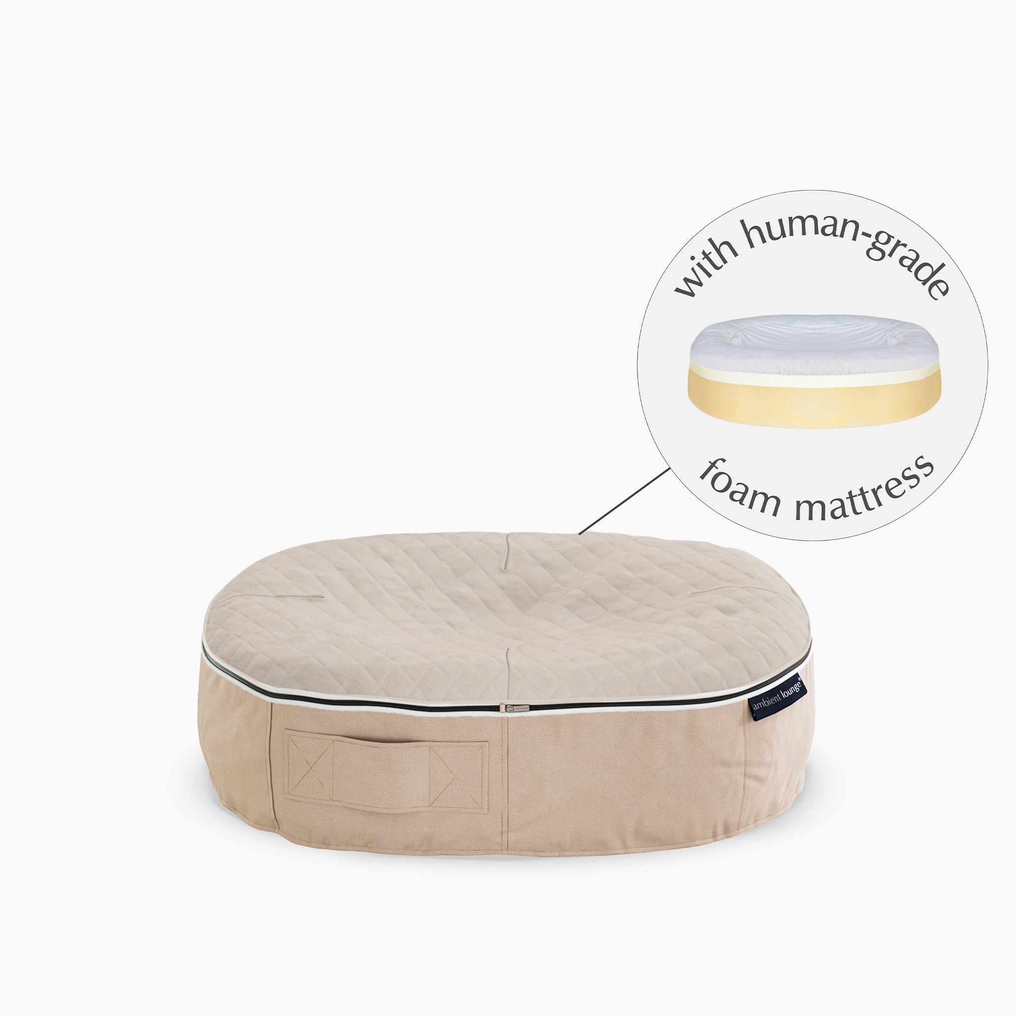 Medium Rebound Foam Mattress Dog Bed - Interior/Outdoor