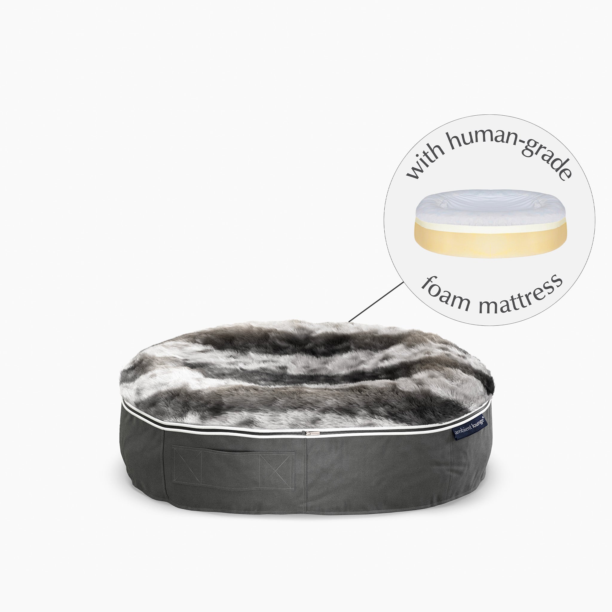 Medium Rebound Foam Mattress Dog Bed - Interior/Outdoor