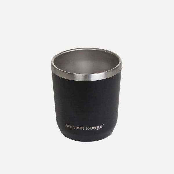 Stainless Steel Drink Cup - Black 300ml