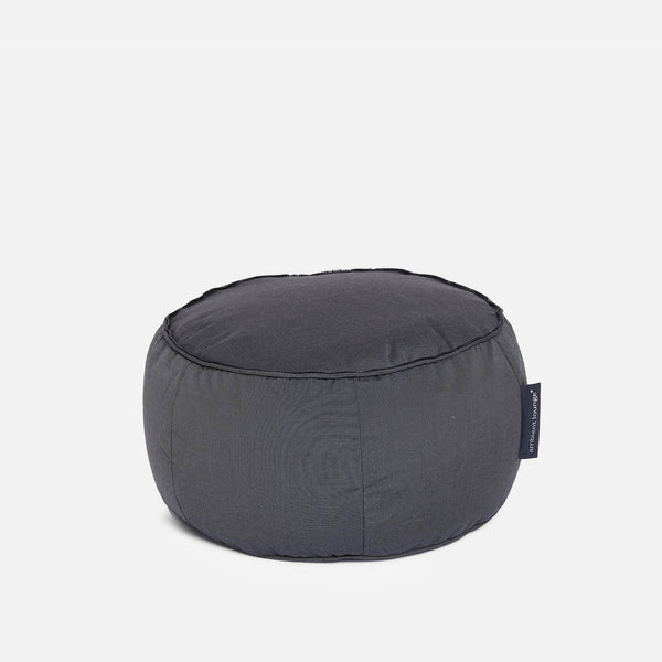 Wing Ottoman - Black Rock (Sunbrella)