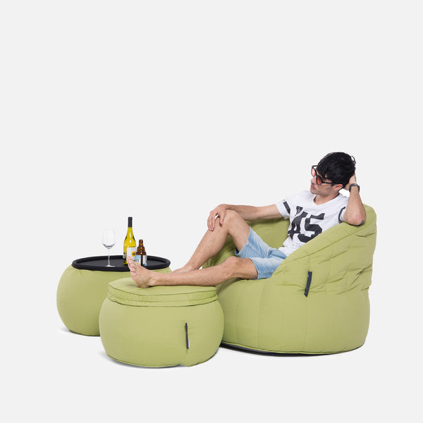 Wing Ottoman - Outdoor/Interior