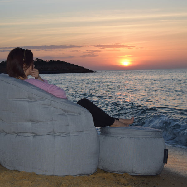 Wing Ottoman - Outdoor/Interior