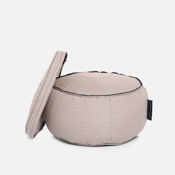 Wing Ottoman - Mudhoney Dune (Sunbrella)