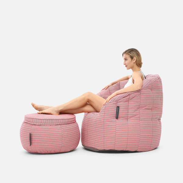 Wing Ottoman - Outdoor/Interior