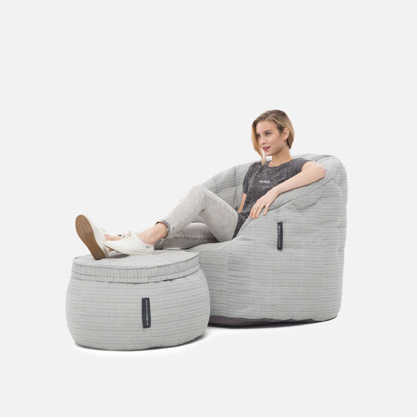 Wing Ottoman - Outdoor/Interior