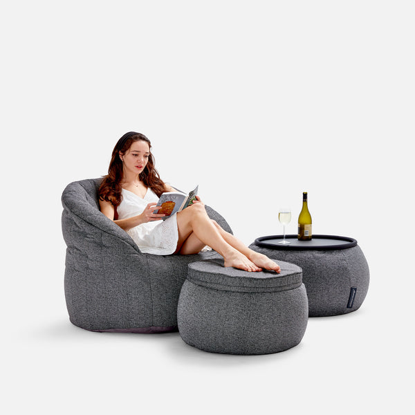 Wing Ottoman - Outdoor/Interior