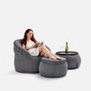 Wing Ottoman - Outdoor/Interior