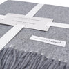 Throw - Australian Wool Throw - Deep Grey