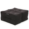 Twin Ottoman - Black Sapphire