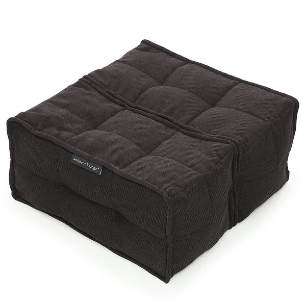 Twin Ottoman - Black Sapphire