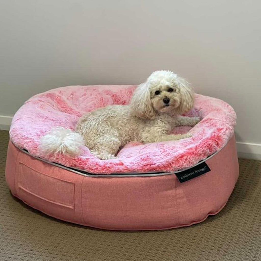 Pink puppy best sale bed