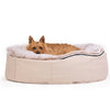 (M) Premium Indoor/Outdoor Dog Bed (Cappuccino)