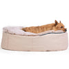 (M) Premium Indoor/Outdoor Dog Bed (Cappuccino)