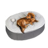 (M) Premium ThermoQuilt Dog Bed (grey)