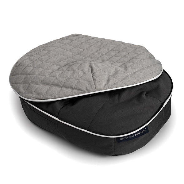 (M) Premium ThermoQuilt Dog Bed (grey)