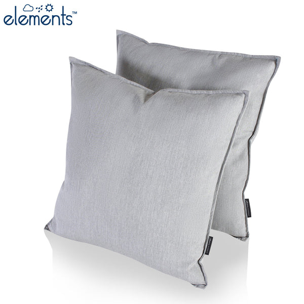 Premium Indoor/Outdoor Cushion (Thermo Silver) Set of 2