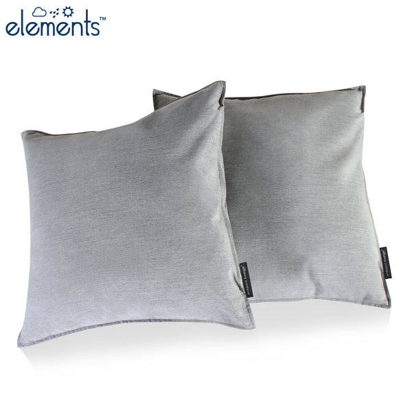 Premium Indoor/Outdoor Cushion (Thermo Silver) Set of 2